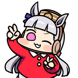 This is a pixiv picture whose title is ウマ娘 ピスピス☆スピスピ ゴルシちゃん.