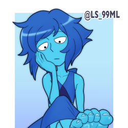 This is a pixiv picture whose title is [commission] Lapis Lazuli.
