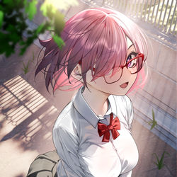This is a pixiv picture whose title is JKマシュ.