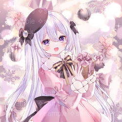 This is a pixiv picture whose title is 🎄🎀.