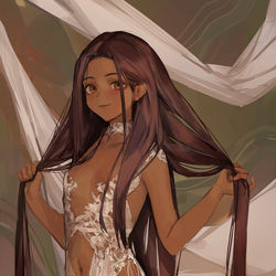 This is a pixiv picture whose title is Olive green.