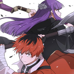 This is a pixiv picture whose title is 共闘.