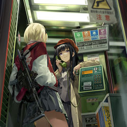 This is a pixiv picture whose title is 着信.