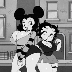 This is a pixiv picture whose title is Toony Cousins.