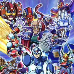 This is a pixiv picture whose title is ロックマンX30周年記念イラスト.