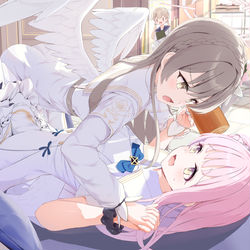 This is a pixiv picture whose title is ロールケーキ事件.