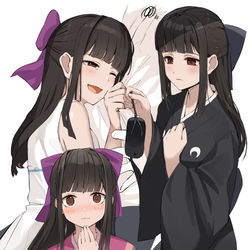 This is a pixiv picture whose title is 【ゲ謎】龍賀沙代.