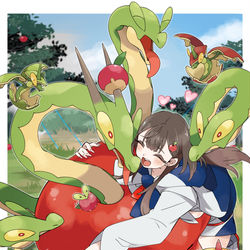 This is a pixiv picture whose title is カミツオロチ𝑩𝑰𝑮 𝑳𝑶𝑽𝑬💕✨🍎.