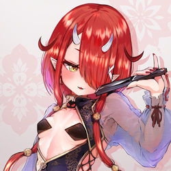 This is a pixiv picture whose title is 鬼灯わらべ 3周年記念.