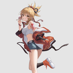 This is a pixiv picture whose title is Yoimiya.
