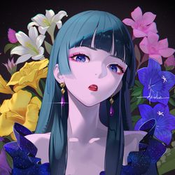 This is a pixiv picture whose title is Maomao.