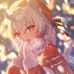 This is a pixiv picture whose title is commission.