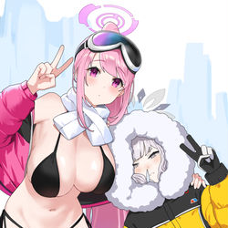 This is a pixiv picture whose title is エイミ&ヒマリ.