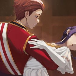 This is a pixiv picture whose title is Fern and Stark dance.