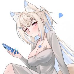 This is a pixiv picture whose title is Fuwawa Dongtan style.