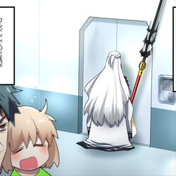 This is a pixiv picture whose title is カルデアの晴信くんと景虎ちゃん.