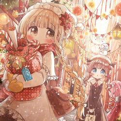 This is a pixiv picture whose title is クリスマス通り.