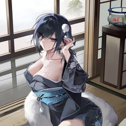 This is a pixiv picture whose title is 「 お酒ならもっとある··· 勘弁して 」.