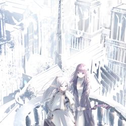 This is a pixiv picture whose title is 高層のフリーレン.