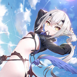 This is a pixiv picture whose title is 水着メリュジーヌ.