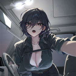 This is a pixiv picture whose title is 「なぁ...着いたぞーボクだって疲れてるし、早く起きろ。」.