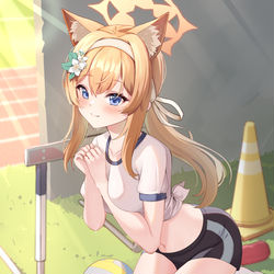 This is a pixiv picture whose title is 伊落マリー(体操服).