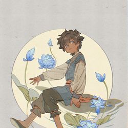 This is a pixiv picture whose title is らくがき暗天街.