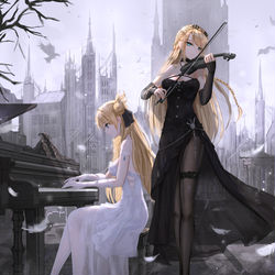 This is a pixiv picture whose title is Dawn.