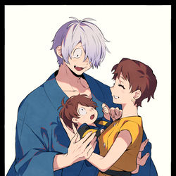 This is a pixiv picture whose title is 家族.