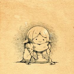 This is a pixiv picture whose title is 哀愁のフリーレン。.