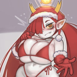 This is a pixiv picture whose title is Hekapoo🎄🎁.