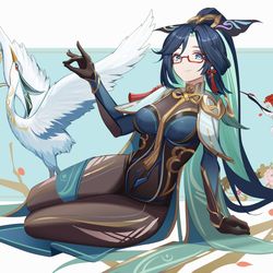 This is a pixiv picture whose title is 速涂day54 闲云.