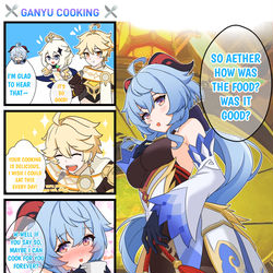 This is a pixiv picture whose title is Ganyu.