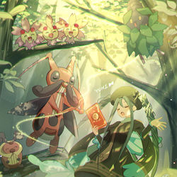 This is a pixiv picture whose title is むしミク.