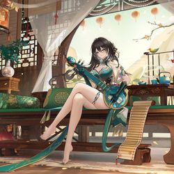 This is a pixiv picture whose title is 星穹铁道—【春来x阮梅】.