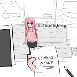 This is a pixiv picture whose title is doodle bocch.