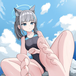 This is a pixiv picture whose title is shiroko.