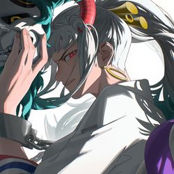 This is a pixiv picture whose title is Yamato👹.