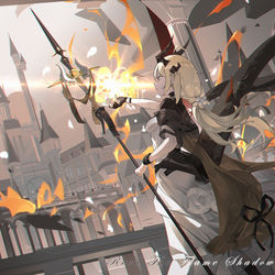 This is a pixiv picture whose title is 焰影苇草~.