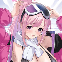 This is a pixiv picture whose title is ブルアカ　水着エイミ.