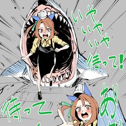 This is a pixiv picture whose title is シャークキング.