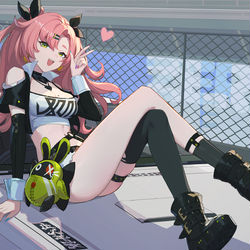 This is a pixiv picture whose title is 妮可.
