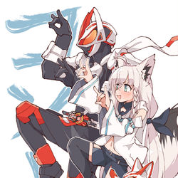 This is a pixiv picture whose title is コン！.
