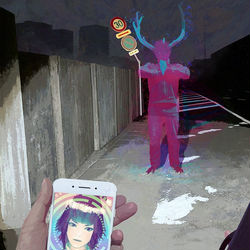 This is a pixiv picture whose title is トナカイさんは短気.