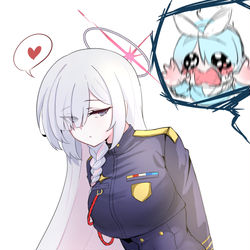 This is a pixiv picture whose title is 그 녀석은 가짜에요 선샌니.