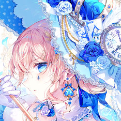 This is a pixiv picture whose title is Queen of spades.