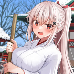 This is a pixiv picture whose title is 「なんでアンタがここに…！？」.