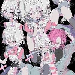 This is a pixiv picture whose title is つめこみ.