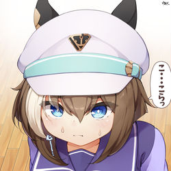 This is a pixiv picture whose title is 怒り慣れてないシュヴァルちゃん.