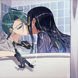 This is a pixiv picture whose title is オモチリlog②.